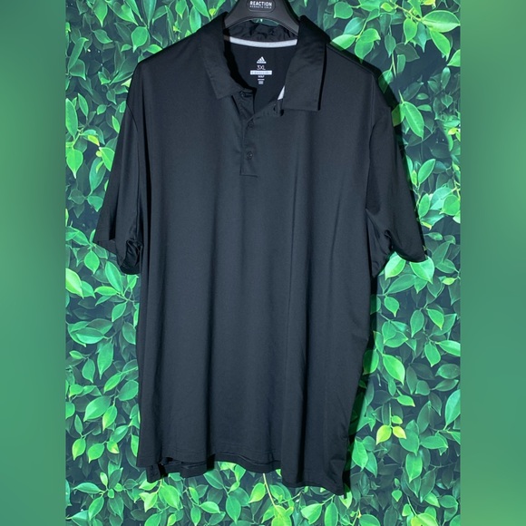 adidas Other - Adidas Men's Polo Shirt Short Sleeve Black Golf Size 3XL